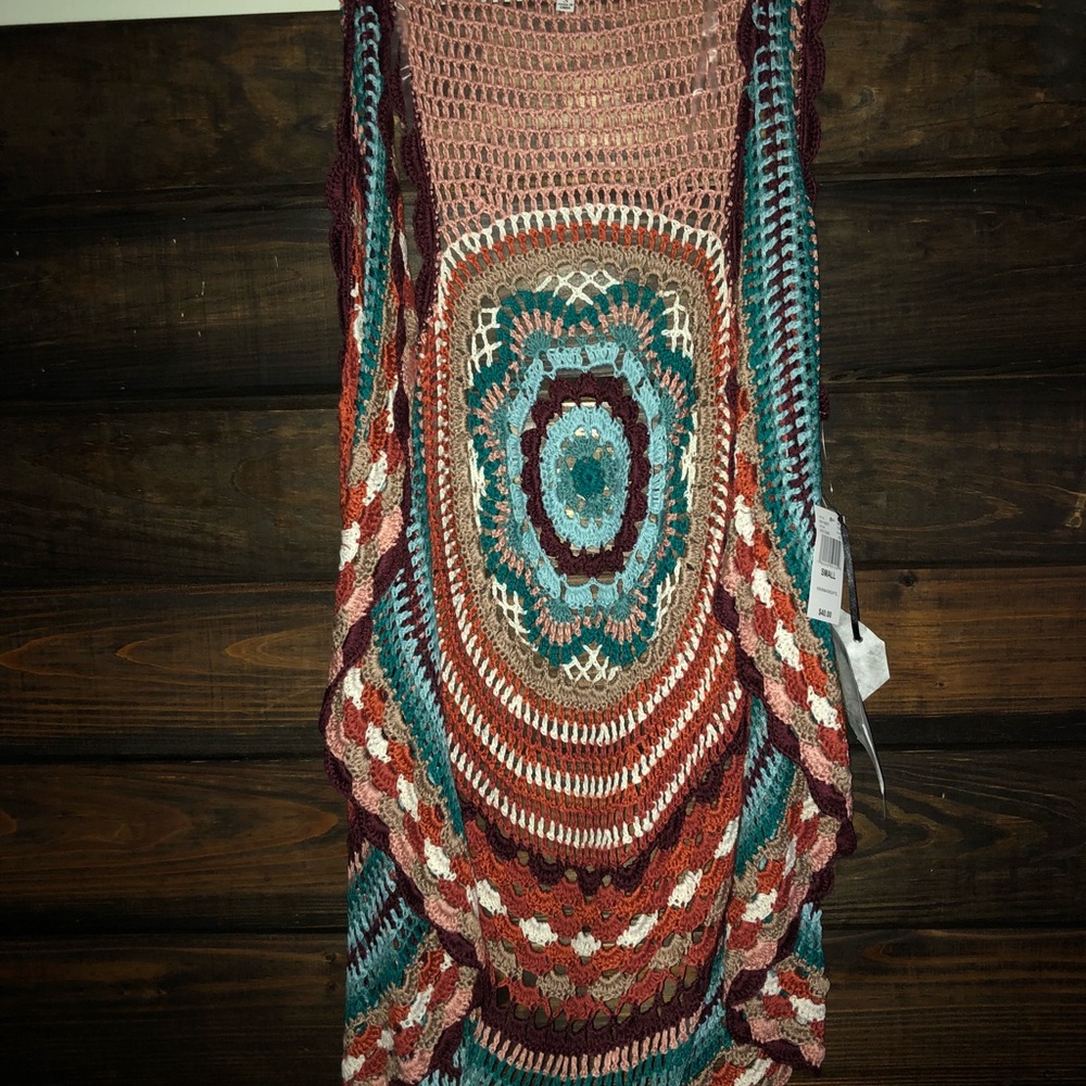Bohemian Sleeveless Cardigan